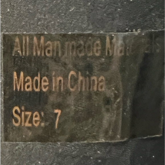 Charlotte Russe Spike Platform Stiletto Goth CrossStrap Vegan Suede Shoes Size 7 - Picture 13 of 14